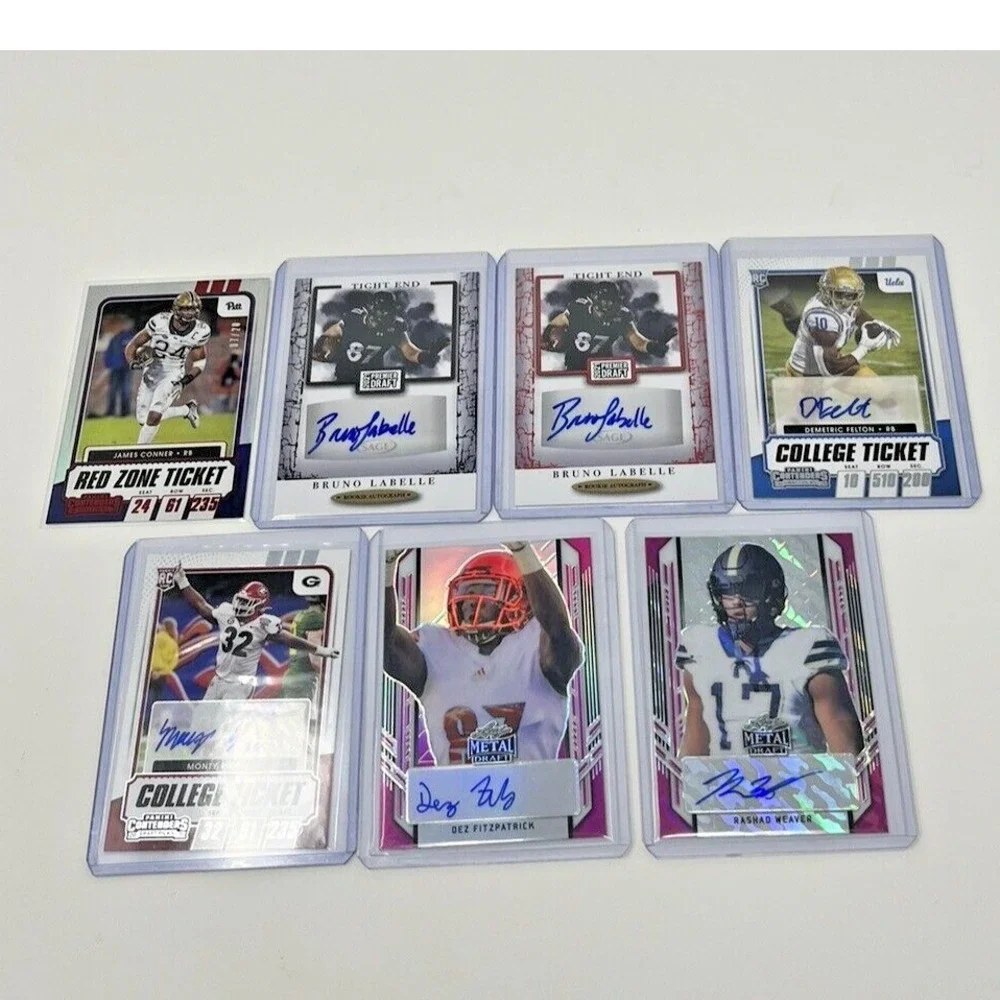 2021 Panini Leaf SAGE Football Rookie Autograph Card Lot‎ James Conner /20 NEW